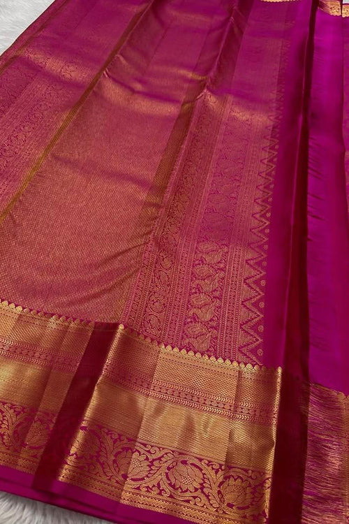 Load image into Gallery viewer, Deserving Dark Pink Soft Silk Saree With Sophisticated Blouse Piece
