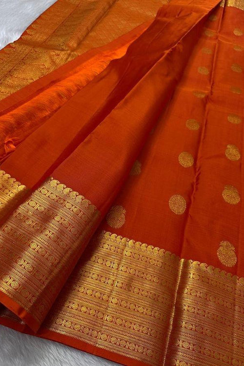 Load image into Gallery viewer, Preferable Orange Soft Silk Saree With Stunner Blouse Piece
