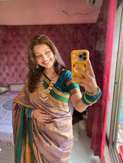 Improbable Peach Soft Banarasi Silk Saree With Deserving Blouse Piece