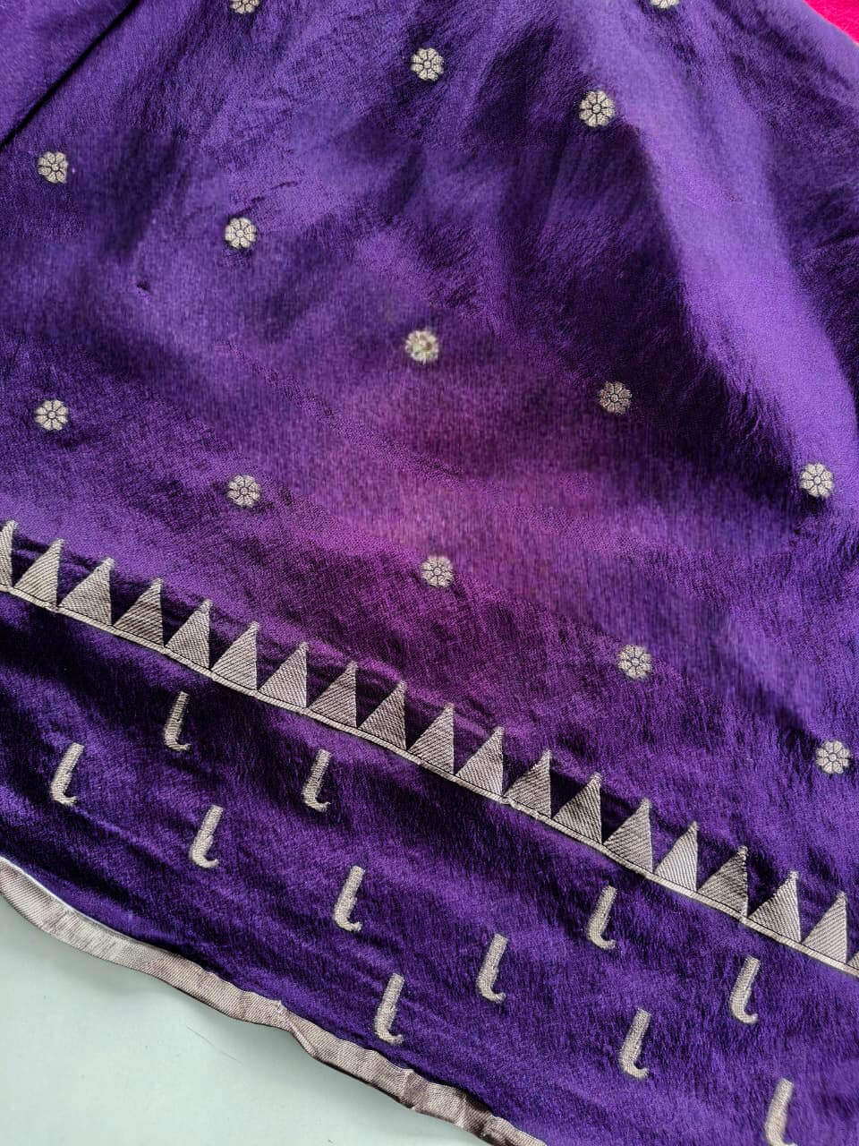 Vibrant Purple Pure Viscose Banarasi Silk Saree With Sophisticated Blouse Piece