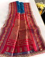 Ravishing Rama Paithani Silk Saree With Cynosure Blouse Piece