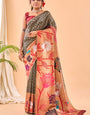 Extraordinary Black Paithani Silk Saree With Phenomenal Blouse Piece