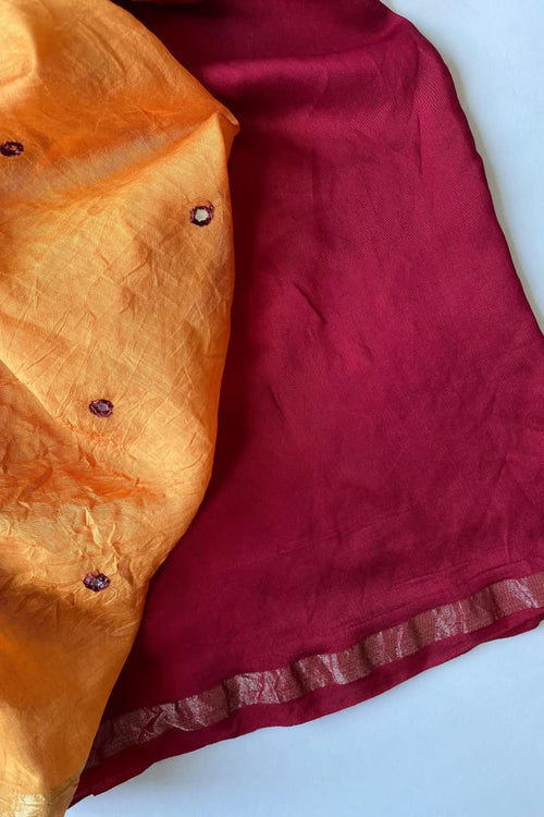 Load image into Gallery viewer, Luxuriant Mustard Bandhej Printed Cotton Silk Saree With Fugacious Blouse Piece
