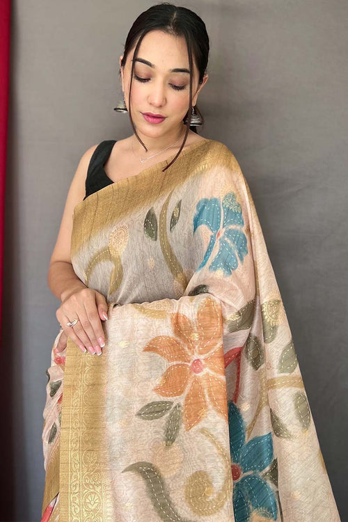 Load image into Gallery viewer, Imbrication Mustard Soft Banarasi Silk Saree With Eloquence Blouse Piece
