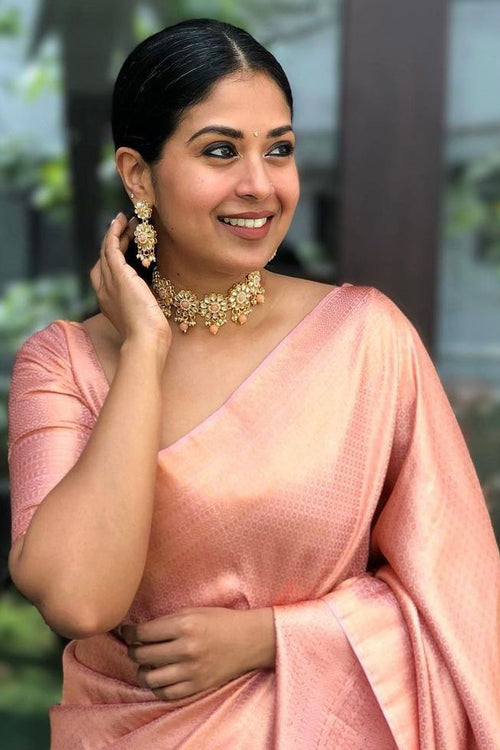 Load image into Gallery viewer, Divine Pink Soft Silk Saree With Tempting Blouse Piece
