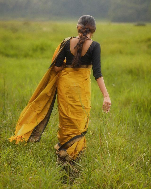 Lovely Yellow Soft Banarasi Silk Saree With Gleaming Blouse Piece