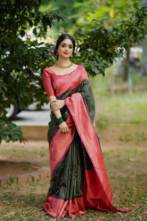 Buy Women's Printed Poly Silk Saree With Blouse Online in India - Etsy