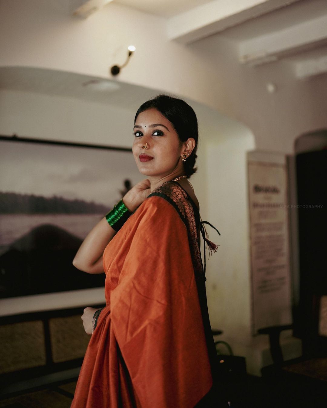 Deserving Orange Soft Banarasi Silk Saree With Beauteous Blouse Piece