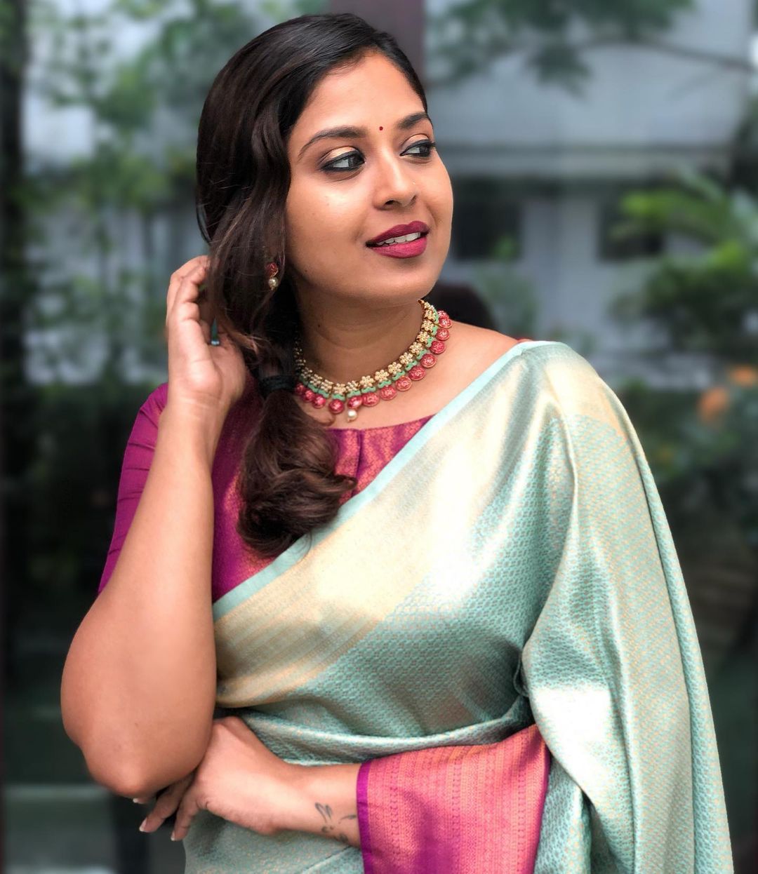 Admirable Sea Green Soft Silk Saree With Angelic Blouse Piece