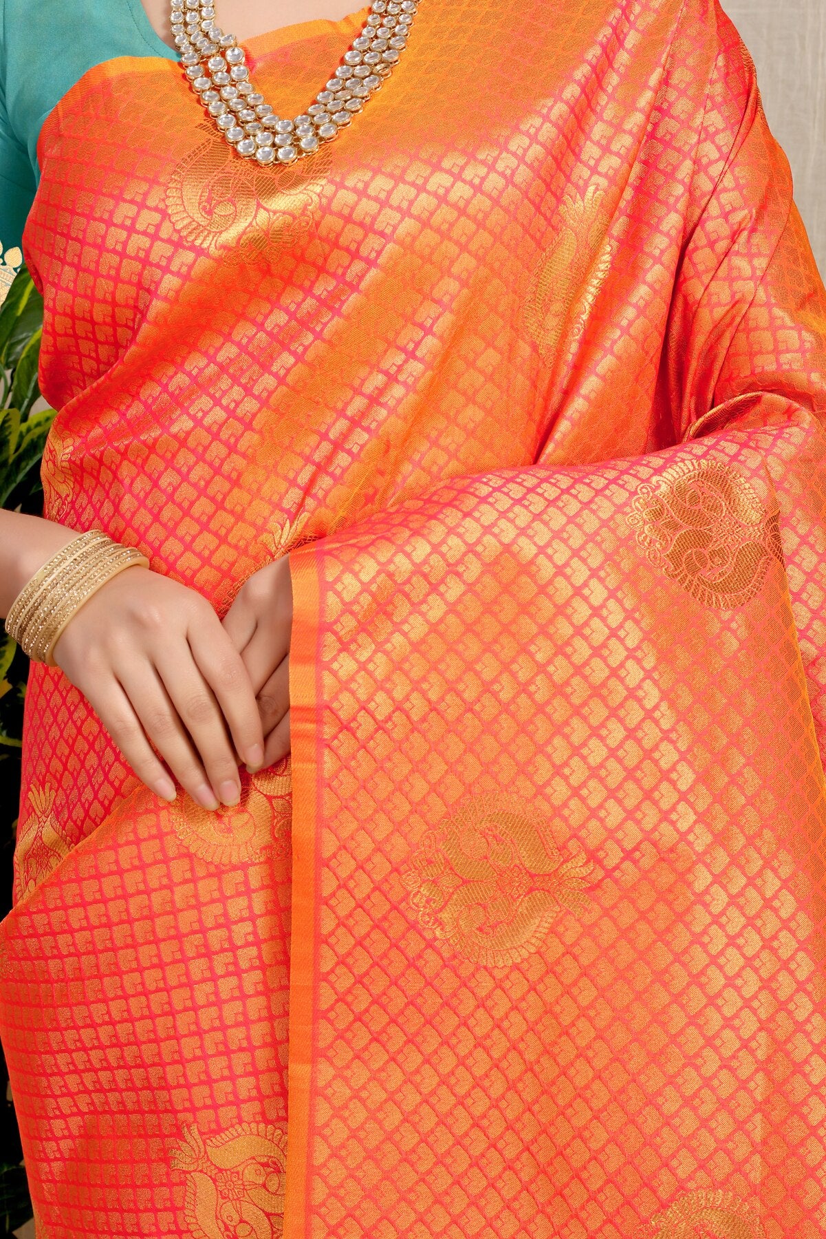 Desiring Orange Soft Silk Saree With Incredible Blouse Piece