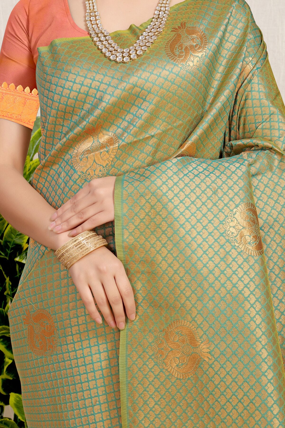 Preferable Pista Soft Silk Saree With Incredible Blouse Piece