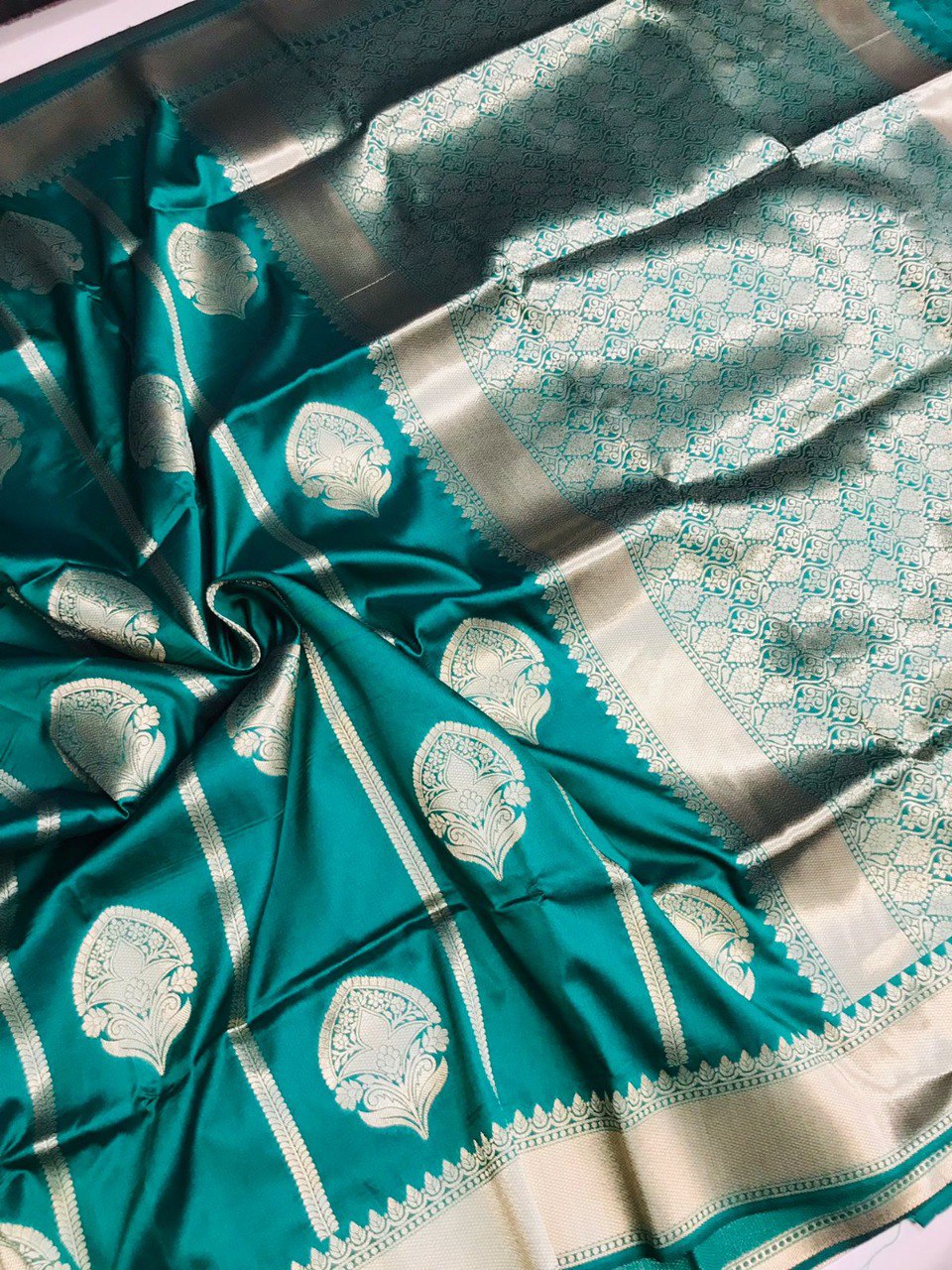 Assemblage Rama Kanjivaram Silk With A glam Blouse Piece