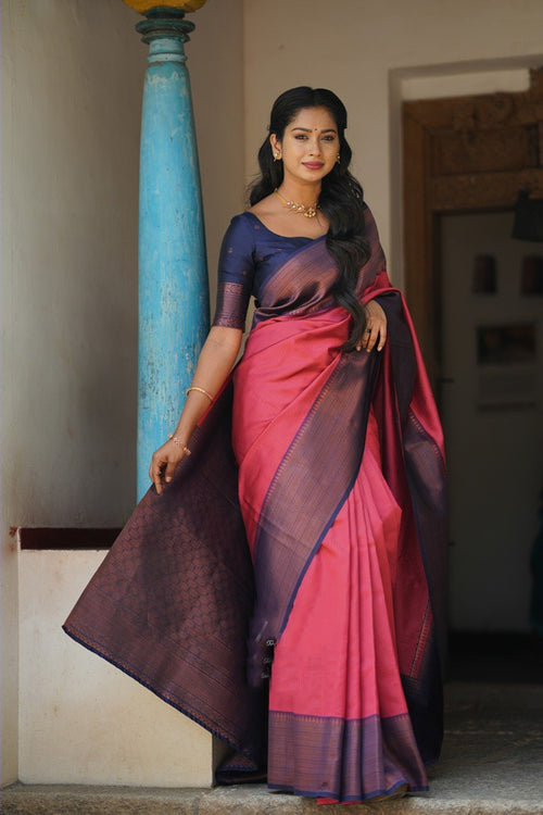 Load image into Gallery viewer, Attractive Tomato Soft Silk Saree With Capricious Blouse Piece
