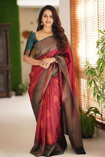 Beauteous Beige Soft Silk Saree with wonderful Blouse Piece – LajreeDesigner